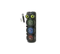 Altavoz karaoke luminoso - INOVALLEY - KA129-XXL - Bluetooth V5.0 - 90 cm - 1000 W - Altavoces 3 x 8'' - Micrófono inalámbrico incluido