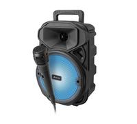 Altavoz Karaokê SBS Music Hero Con Micrófono (Hasta 5 horas de Autonomía - Negro)