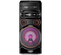 LG XBOOM RNC7 - Altavoz Bluetooth, Alta Potencia, USB, Funciones DJ, Karaoke, con Luces LED Variables, Amplia Conectividad, El Sonido Absoluto, 5 Altavoces, SIN BATERÍA, Color Negro