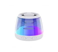 Altavoz Magnético con Iluminación RGB, Caja de Sonido Portátil, Soporte para Teléfono Inalámbrico y Torre de Altavoz , A