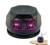 Altavoz magnético para teléfono - Altavoz inalámbrico pequeño, altavoz magnético RGB inalámbrico de 10 a 38,43 pies | Altavoz alimentado por batería, pequeño altavoz de escritorio para teléfono