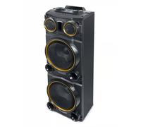 Altavoz Maleta Muse M-1988 DJ Party Box Color Negro, 800W