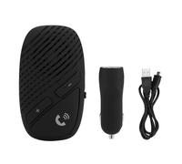 Altavoz manos libres compacto y recargable para coche con Bluetooth 5.0 y soporte para parasol para una mayor conectividad.