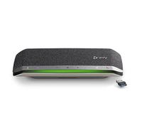 Altavoz manos libres inteligente Poly Sync 40+ - Espacios de trabajo flexibles - Se conecta a PC mediante un adaptador BT600 y a teléfonos inteligentes a través de Bluetooth - Certificado para Teams