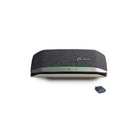 Altavoz manos libres portátil personal Bluetooth Poly Sync 20+ (Plantronics) - Reducción de ruido/eco - Adaptador Bluetooth USB-C - Funciona con Teams - Zoom, PC, Mac, móvil - Exclusivo para Amazon