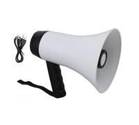 Altavoz Megáfono Portátil Voz del Altavoz Megáfono, Megáfono Megáfono Altavoz Megáfono de 30 W de Potencia, Grabación 300S Distancia de Transmisión de 500 M 10 Horas Batería de Larga Duración 1500 MAh