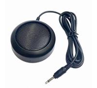 Altavoz miniatura mono de 3,5 mm con cable de 1,5 m, Compatible con ICOM, para radio HAM móvil de coche, color negro, plástico compacto