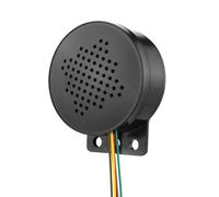 Altavoz Multidisparador: Unidad por Voz, Generador De Sonido Advertencia, Alerta Marcha Atrás, Bocina Fuerte | Módulo Audio Industrial 12-24 V con Capacidad Mensajería