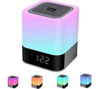 Altavoz multifuncional, luz LED inteligente portátil con cambio de 48 colores, los mejores regalos para niños y adultos, compañero perfecto para