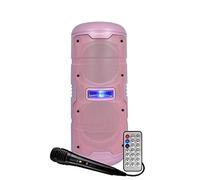 ALTAVOZ MULTIMEDIA K50 PORTATIL INFINITON (ROSA, 50W, Bluetooth, Microfono, USB, Radio FM, Control remoto, BATERIA INCLUIDA)