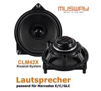 Musway Altavoz CLM 42X 10 cm (4") compatible con Mercedes Benz C S205 Combi