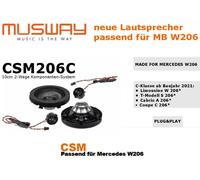 Altavoz Musway CSM206C compatible con Mercedes Benz Clase C S206 Modelo T