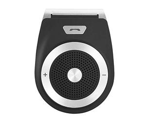 Altavoz para Automóvil, Altavoz Manos Libres Inalámbrico Inteligente Bluetooth con Clip para Visera para Kit para Automóvil, Soporte de Aviso de voz de Doble Conexión, Altavoz Automático de Nueva Gene