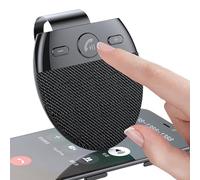 Altavoz para Coche con Clip para Visera - Portátil, Manos Libres inalámbricos, Altavoz inalámbrico con Clip para Visera | Altaavoz inalámbrico para automóvil o Viajes al Aire Libre, Camping,