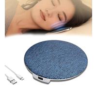 Altavoz para dormir debajo de la almohada, mini almohada portátil inalámbrica con Bluetooth para dormir profundo, ayuda para dormir ultrafina con ruido blanco y temporizador (Blue)