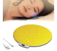 Altavoz para dormir debajo de la almohada, mini almohada portátil inalámbrica con Bluetooth para dormir profundo, ayuda para dormir ultrafina con ruido blanco y temporizador (Yellow)