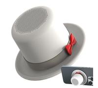Altavoz pequeño - de Sonido en Forma de Sombrero - Altavoz inalámbrico portátil magnético con Soporte para teléfono | para Sala de Estudio, Coche, Picnic, Fiesta, Viajes, Playa, Fitness