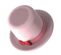 Altavoz Pequeño Portátil, Reproductor Musical con Diseño de Sombrero, Altavoz Portátil Inalámbrico Magnético Con Soporte Para Teléfono, para Sala de Estudio Coche Picnic Fiesta Viaje Playa Fitness