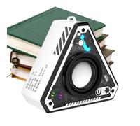 Altavoz Pequeño Portátil,Subwoofer Inalámbrico Portátil - Equipo de Sonido Estéreo con Grave Amplificado Recargable para Viajes, Ducha y Gimnasio