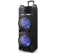 Altavoz Portable con Bluetooth Aiwa KBTUS-900/ 800W/ Incluye 2 Micrófonos