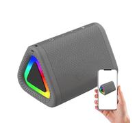 Altavoz portátil, altavoces inalámbricos al aire libre con luz RGB, sonido estéreo, Touch Control Tech Gadgets, larga batería electrónica para cocina cocina camping viajes