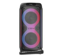 Zen Rings Altavoz Portable Bluetooth LED RGB 600W PMPO + Micrófono Karaoke