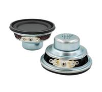 Altavoz portátil estéreo redondo de 45 mm, 4 ohmios, 5 W, rango completo, altavoz lateral de goma, imán de neodimio