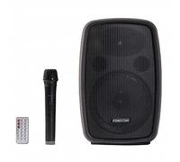 ALTAVOZ PORTÁTIL FONESTAR AMPLY 100W BT FM USB/MICROSD BASS REFLEX MICRÓFONO INALÁMBRICO BAT. 2000MAH MANDO A DISTANCIA