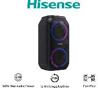 ALTAVOZ PORTATIL HISENSE PARTY ROCKER 160 2.0 160W BT USB NEGRO