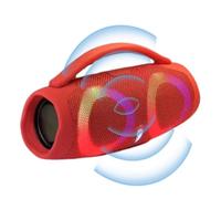 Altavoz portátil inalámbrico, altavoz portátil,Altavoces Boombox inalámbricos de graves profundos de 1200 mAh - Altavoces estéreo para el hogar, altavoces al aire libre con subwoofer