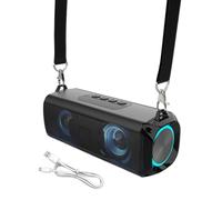 Altavoz portátil inalámbrico - Altavoz portátil | Versión actualizada | Ornamento compacto de escritorio con correa, potente audio for Beach Park Party Travel, Stylish Home