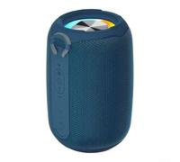 Altavoz portátil inalámbrico impermeable con graves profundos para fiestas al aire libre, camping, playa, jardín, patio, piscina, marina, para emparejamiento tws, 11 x 11 x 16 cm (azul)