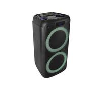INFINITON Altavoz Portatil Party EQ20, 180 W, Bluetooth, 2 Subwoofer de 8'', Micrófono con Cable Incluido, Control Remoto Incorporado, Radio FM