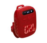Altavoz portátil JBL Wind 3 Bluetooth Rojo, soporte para bicicleta/moto, visor LED, radio FM, MicroSD y AUX