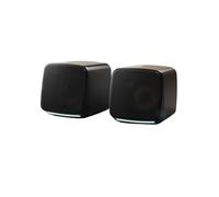 Altavoz Portátil para Computadora, Minialtavoces con Entrada Auxiliar de 3,5 mm y Alimentación USB, Luces y Sonido Estéreo.