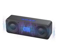 Altavoz portátil pequeño | Altavoces portátiles inalámbricos para PC de Escritorio, Amplificador de Audio bajo Impermeable para Camping, terraza, Ducha, Viajes, Aula, Exterior, Coche, Sala de