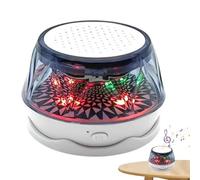 Altavoz portátil recargable, audio inalámbrico RGB, altavoz para exteriores con batería de larga duración, accesorio de escritorio compacto, altavoces pequeños con soporte de dispositivo, electrónica