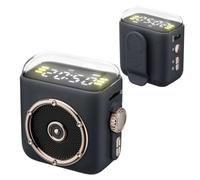 Altavoz portátil - Reproductor de música magnético, altavoz magnético con clip trasero | Altavoces de computadora con clip trasero para sala de estudio, coche, picnic, fiesta, viajes, playa, fitness