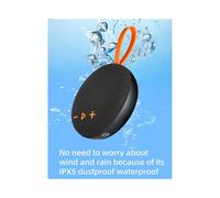 Altavoz Portátil Rockmia EBS-313 BT5.3 Impermeable para Exterior con Mango de Tela de Malla y Función de Super Imán Negro