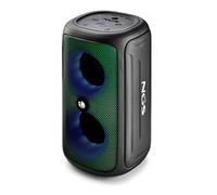NGS Roller Beast Black - Altavoz Portátil Potente de 32w Compatible con Tecnología Bluetooth 5.0 y TWA, Luces RGB, Resistente al Agua y al Polvo ipx5, Micrófono, Manos Libres, hasta 40 h, Negro.