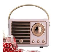 Altavoz portátil, Sonido estéreo, portátil, Vintage, Estilo Antiguo, inalámbrico, para Adolescentes, Adultos, Oficina, Dormitorio, Cocina, Dormitorio, Fiesta al Aire