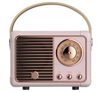 Altavoz portátil | Sonido estéreo portátil Vintage Lindo, Altavoz inalámbrico Antiguo, decoración de Escritorio para el hogar, Oficina, Cocina, Dormitorio, Fiesta, Camping al Aire, Senderismo