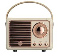 Altavoz Retro Bluētooth - Bocina Portátil Vintage Inalámbrica | Sonido Estéreo Parlantes Bluētooth | Decoración Escritorio Estética, Mini Altavoces ABS 7x11x5cm, Para Hogar Oficina Dormitorio C