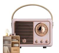 Altavoz Retro Sonido Estéreo Bonito Portátil Estilo Vintage