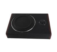 Altavoz subgrave Activo de 10 Pulgadas, 800 W, Delgado, para Debajo del automóvil, con Amplificador de Potencia Incorporado, función BT, Carcasa de Madera de Cuero PU, Malla de (8 Inch)