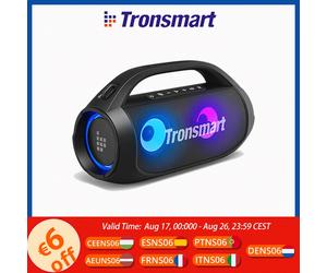 Altavoz Tronsmart Bang SE, Altavoz Bluetooth Portátil con Bajos Profundos, 24 Horas de Reproducción, Asa Portátil, para Exteriores y Camping Black