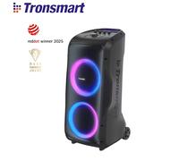 Altavoz Tronsmart Halo 300, Partybox de 240 W, altavoz de fiesta Bluetooth con entrada de guitarra/micrófono/XLR, TWS, 20 horas de reproducción, control de aplicaciones Black