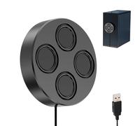 Altavoz USB magnético - Dispositivo de audio de alta potencia, interfaz USB con cable, función de graves potentes, diseño ligero adecuado para viajar, ideal para computadora de escritorio, computadora
