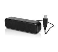 Altavoz USB mejorado para ordenador portátil y de escritorio, con sonido estéreo y graves mejorados - Minibarra de sonido portátil para ordenadores con Windows