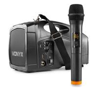 Altavoz Vonyx portátil Bluetooth 100W con micrófono inalámbrico UHF y batería